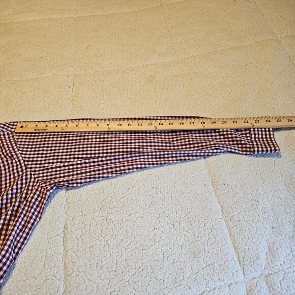 Columbia Sportswear Men’s Omni-Shade Long Sleeve Plaid Shirt Size XXL Red White - Picture 7 of 10